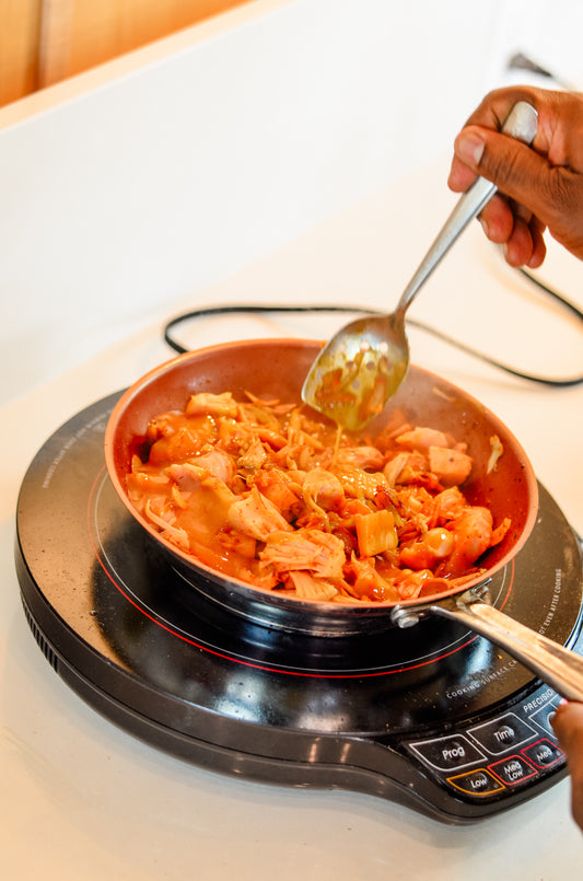 Bbq Pulled Jackfruit (Our play on Carolina’s pulled pork)